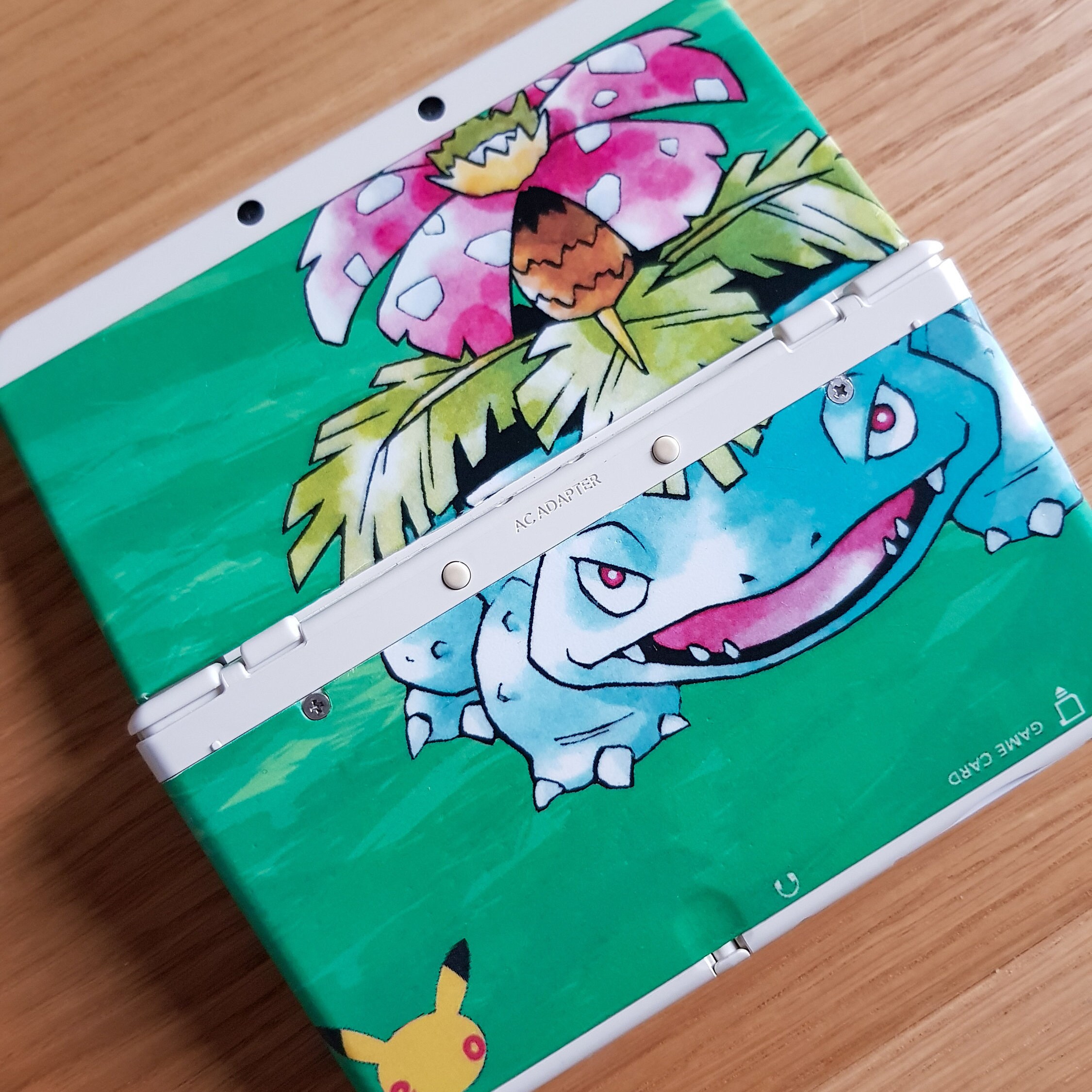 Venusaur New 3ds Custom Cover Plates Pokemon th Anniversary Etsy