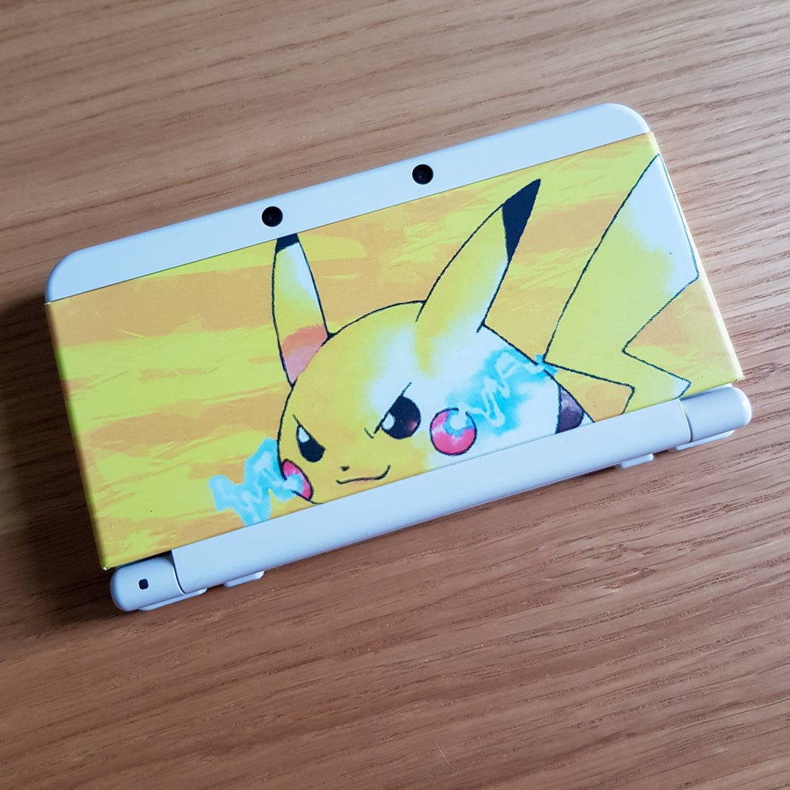 Pikachu New 3DS custom cover plates Pokemon 20th Anniversary Etsy