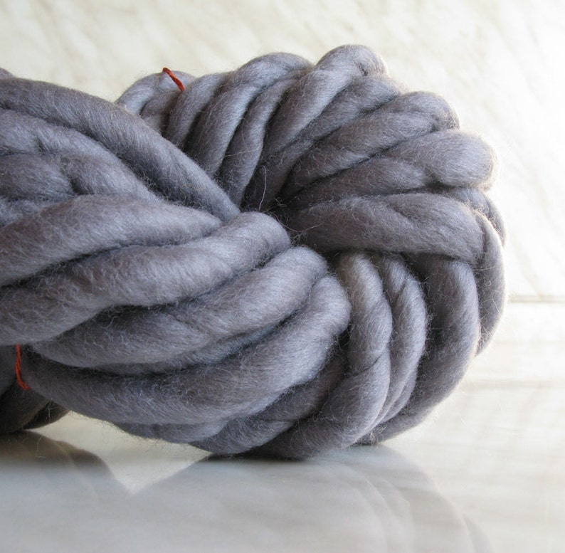 Super Bulky Yarn Extra Chunky Yarn ATLAS Rat Gray Super Etsy