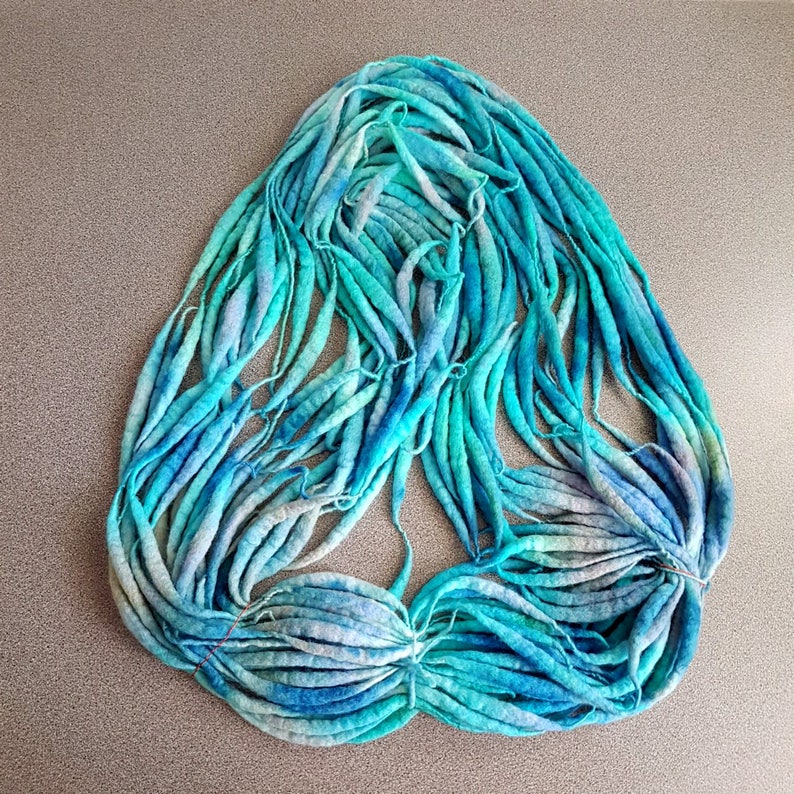 Thick and thin slub merino wool knitting yarn TTY0 handspun Etsy