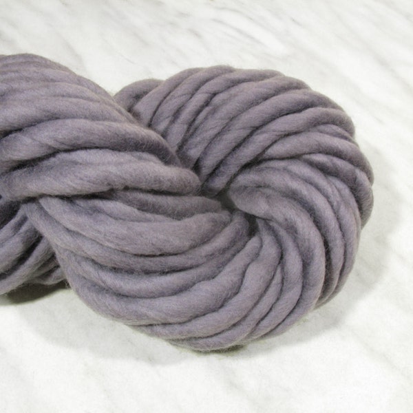 FOR JANET Super bulky yarn, giant chunky yarn ATLAS purple-gray Fog 31,5 oz , super thick yarn, hand spun merino, knitting blanket yarn