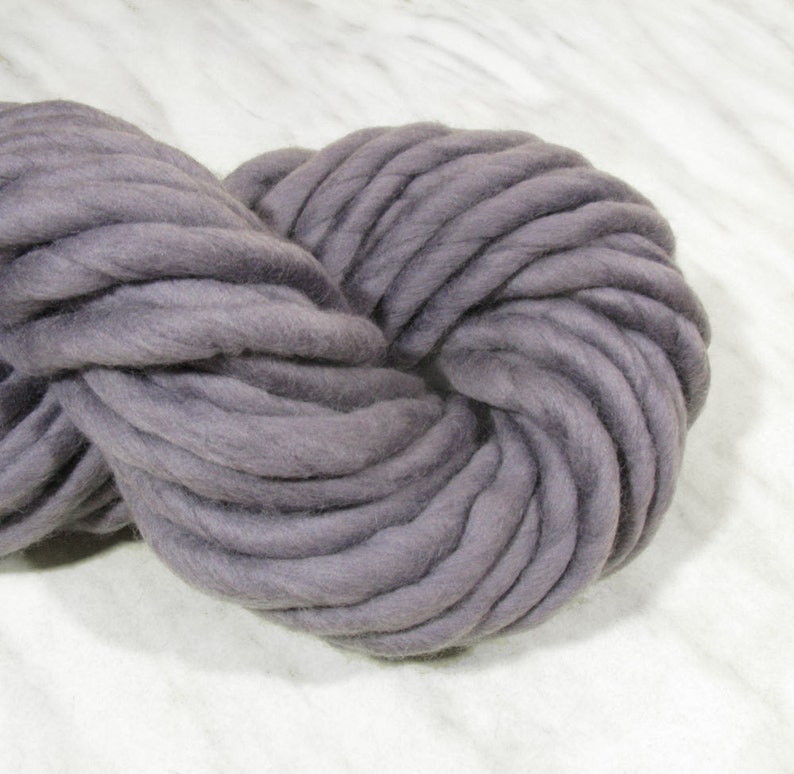 Super bulky yarn giant chunky yarn ATLAS purplegray 16 oz Etsy