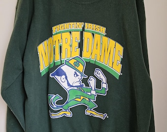 Vintage Notre Dame Fighting Irish Sweater | Nutmeg Mills