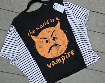 Smashing Pumpkins Upcycled Shirt | 2XL | Handmade Reworked Band Tee
