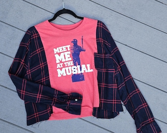St. Lous Cardinals Upcycled Shirt | MLB | XS-M |  Handmade & One-of-a-Kind | Game Day Outfit | Stan Musial