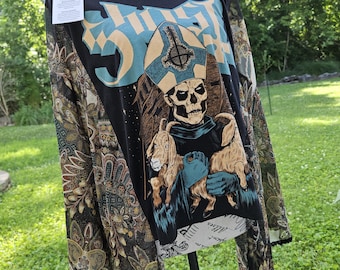 Ghost Upcycled Shirt | XL | Handmade Reworked Band Tee