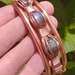 BRACELET TUTORIAL - Wire Wrap Copper Cuff Gemstone - Wire Wrap Bracelet Tutorial - Bracelet How To - Bracelet Design - Wire Wrap Tutorial