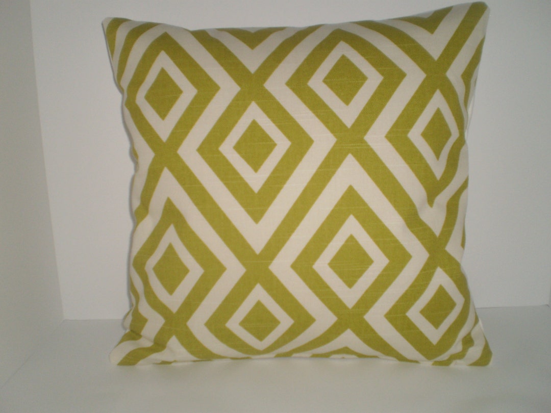 Decorative Handmade 16x16 Pillow Cover in a Bold Modern Print. Etsy UK
