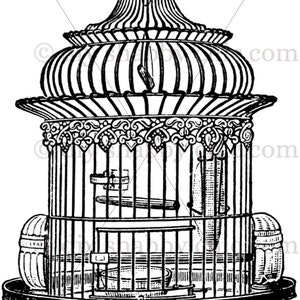 Waterslide Decals Shabby Chic Furniture Image Transfer vintage Antique Home Craft Label Crafts Scrapbooking Card Making DIY Cage