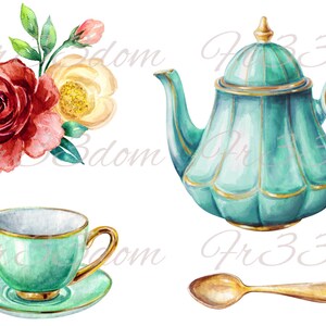 Wasserschiebefolie Decals Shabby Chic Möbel Bild Transfer Vintage Antik Home Craft Label Basteln Scrapbooking Kartenherstellung DIY Tea Time