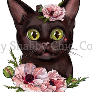 Cut and Stick Klar weiß Möbel Wand Selbstklebende Aufkleber Vinyl Perlmutt Bastelpapier Schwarze Katze