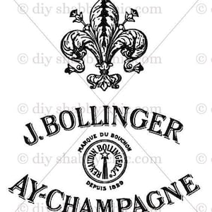 Waterslide Stickers Shabby Chic Furniture Image Transfer Vintage Antique Home Craft Label Crafts Scrapbooking Card Making DIY Bollinger