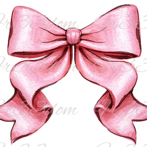 Waterslide Decals Shabby Chic Furniture Image Transfer Vintage Antiek Home Craft Label Crafts Scrapbooking Card Making DIY Pink Bow
