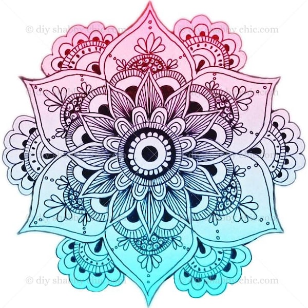 Mandala Furniture Stencil Etsy