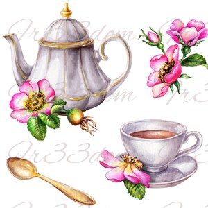 Tobogán de agua Calcomanías Shabby Chic Muebles Transferencia de imagen Vintage Antigüedades Caseras Artesanía Etiqueta Artesanías Scrapbooking Card Haciendo DIY Tiempo para el té