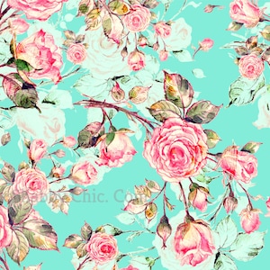 Tobogán de agua Calcomanías Shabby Chic Muebles Transferencia de imágenes Vintage Antique Craft Label Artesanías Scrapbooking Card Making DIY Bright Pattern