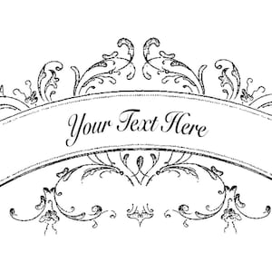 Custom Blank Order Gift Furniture décalcomanies minable chic français transfert d’image vintage annonce maison Craft artisanat artisanat scrapbooking card making