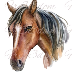 Calcomanías de tobogán, Diy Shabby Chic, Transferencia de muebles, Transferencia de imagen vintage, Antique Home Craft 205 Brown Horse