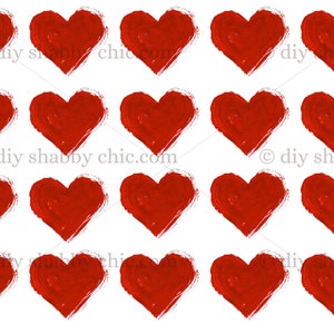 Waterslide Decals Shabby Chic Furniture Image Transfer vintage Antique Home Craft Label Crafts Scrapbooking Card Making DIY Redhearts