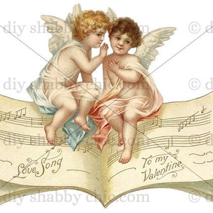 Waterslide Calcomanías Shabby Muebles Chic Transferencia vintage antigua casa artesanía artesanías scrapbooking tarjeta haciendo DIY Lovesong