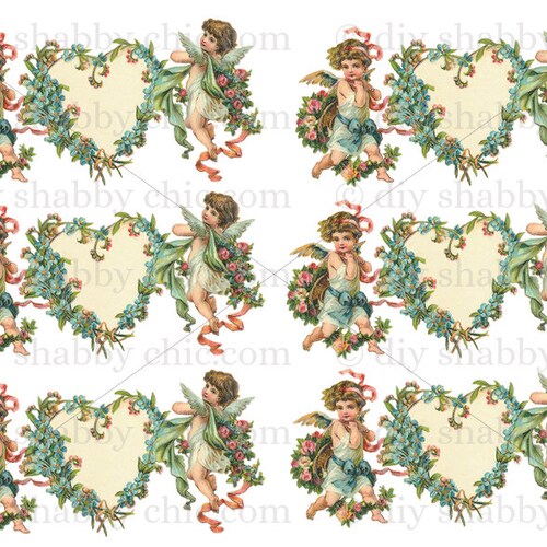 Waterslide Decals Shabby Chic Furniture Image Transfer Vintage - Etsy