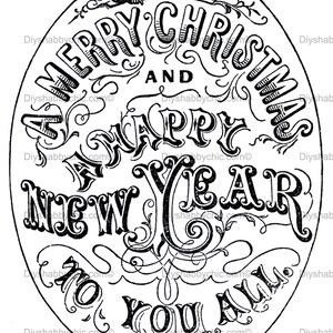 Waterslide Decals Shabby Chic Furniture Image Transfer vintage Antique Home Craft Label Crafts Scrapbooking Card Making DIY Merryxmas