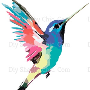 Wasserrutsche Abziehbilder Shabby Chic Bild Transfer Vintage Antike Home Craft Label Handwerk Scrapbooking Karte machen DIY Regenbogen Kolibri