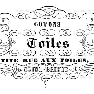 Waterslide Decals Shabby Chic Furniture Image Transfer vintage Antique Home Craft Label Crafts Scrapbooking Card Making DIY Cotons
