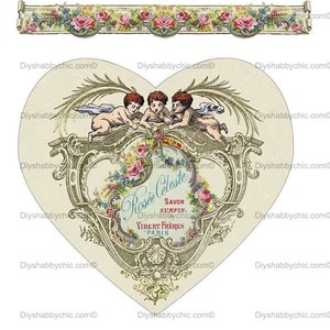 Waterslide Calcomanías Shabby Muebles Chic Transferencia vintage antigua casa artesanía artesanías scrapbooking tarjeta haciendo DIY 3 ángeles