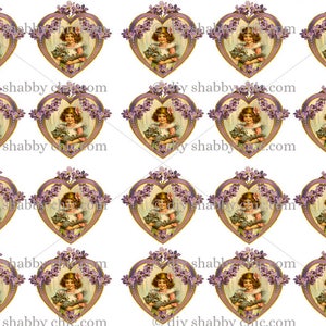 Wasserrutsche Decals Shabby Chic Möbel Bild Transfer Vintage Antike Home Craft Label Handwerk Scrapbooking Karte machen DIY Herz