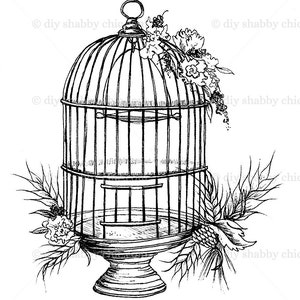 Waterslide Decals Shabby Chic Furniture Image Transfer vintage Antique Home Craft Label Crafts Scrapbooking Card Making DIY Floralcage