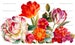 Furniture Decals Shabby Chic French Image Transfer Tulip Flowers Label Home Label Script Crafts Scrapbooking Card Making DIY 