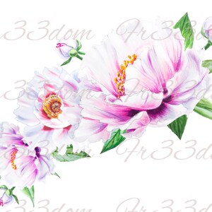 Cut & Stick, zelfklevende stickers, meubels, muurstickers, helder, transfer, kunst, collage, mixed media, kindersticker, 385 handgetekende bloemen
