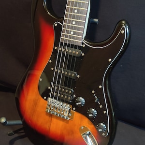 SSH Stratocaster Style Guitar – Assembled and Set Up in USA – Pro Action & Intonation – Free Fast Insured Shipping – Ready to Play