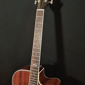 Acoustic Electric Guitar/By Southwest Acoustics- Dark Mahogany/Free Shipping- Free Shipping