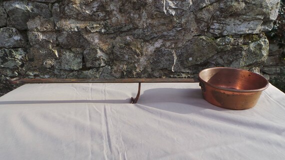 Kupfer Pfanne Kupferpfanne Schokolade Schmelzen Grosse Pfanne Etsy