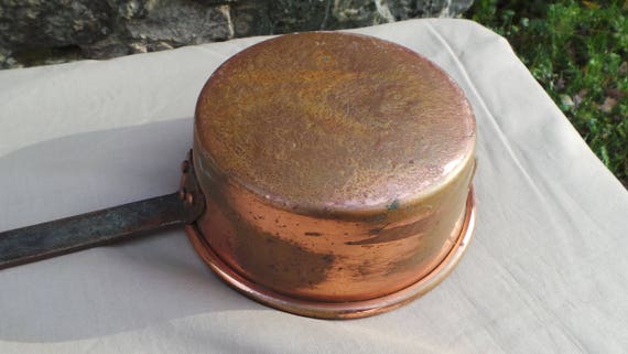 Kupfer Pfanne Kupferpfanne Schokolade Schmelzen Grosse Pfanne Etsy
