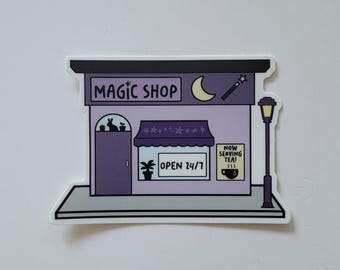 BTS Magic Shop Glossy Vinyl Sticker - Etsy