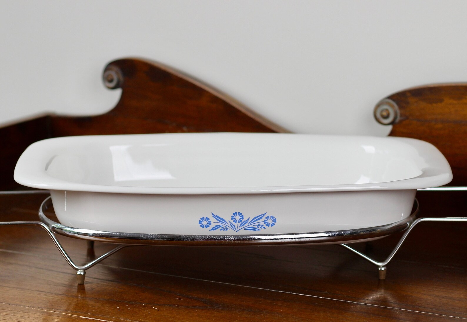 Vintage Corning Ware Cornflower Blue Roaster With Rack 15 Inch P-21 - Etsy