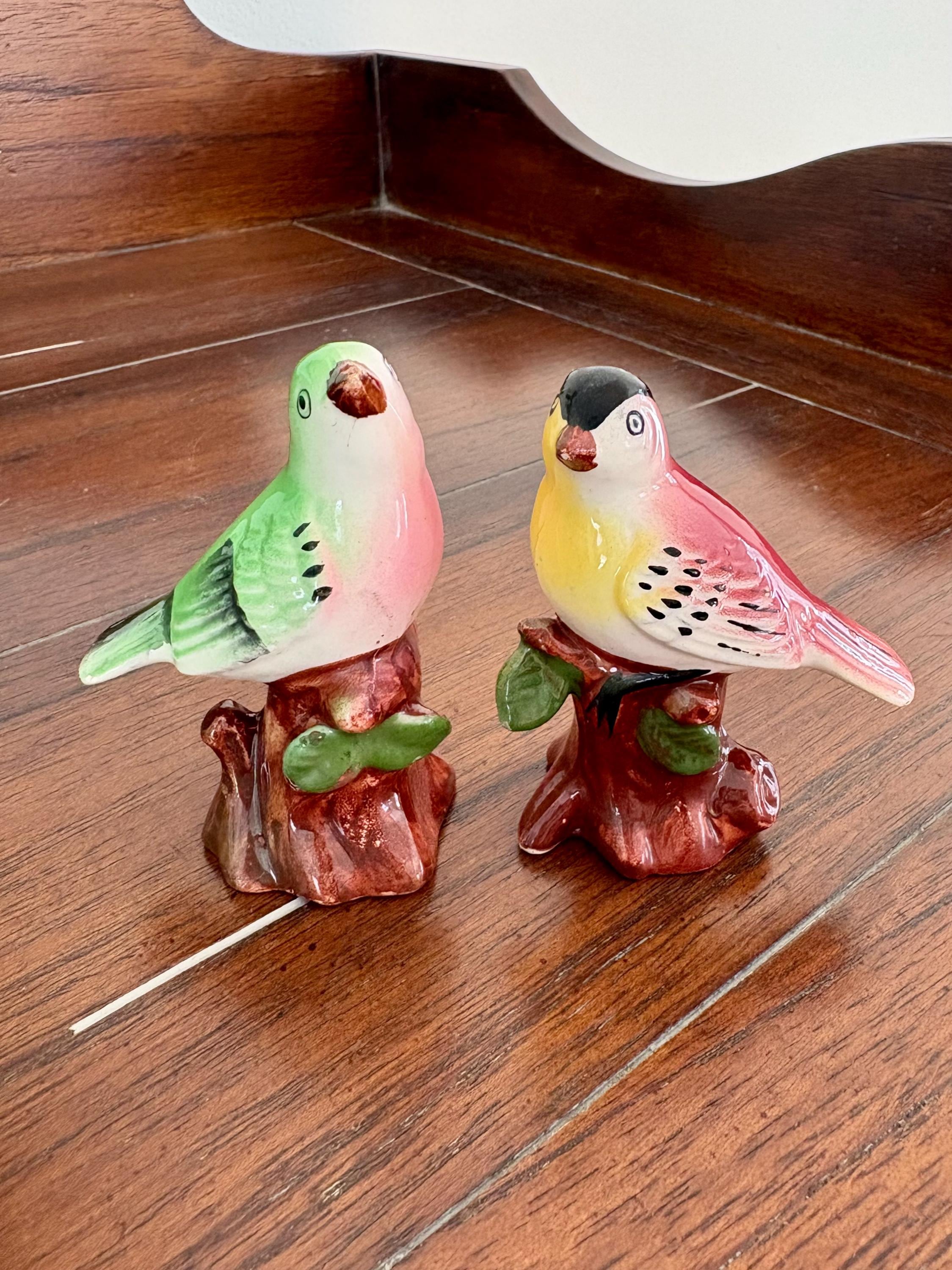 Ceramic Japanese Bird Figurines - Etsy