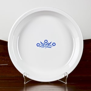 Vintage Corning Ware Cornflower Blue Pie Pan Plate 9 Inch