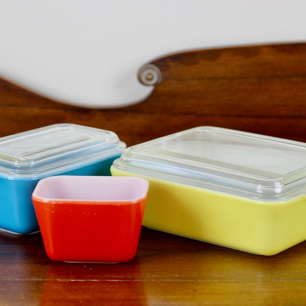 Pyrex Refrigerator Set Etsy