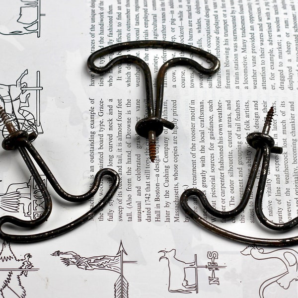 Antique Wire Coat Hooks Etsy