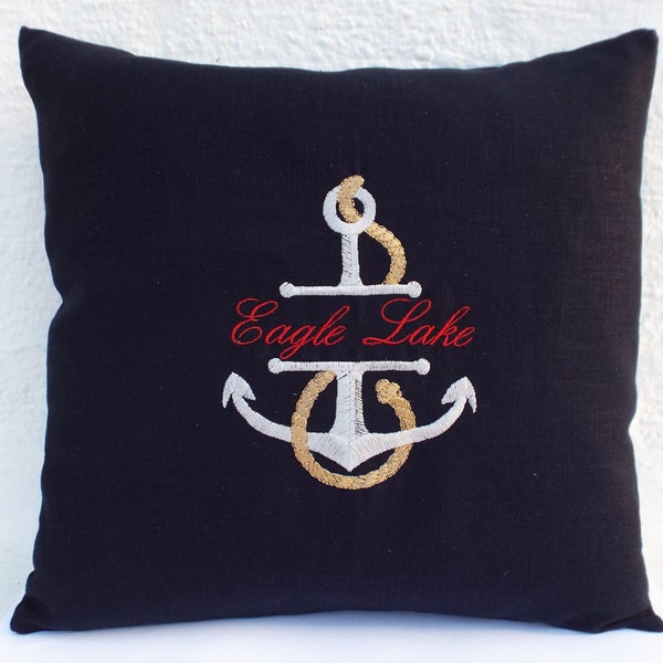 Nautical Flag Pillow Etsy