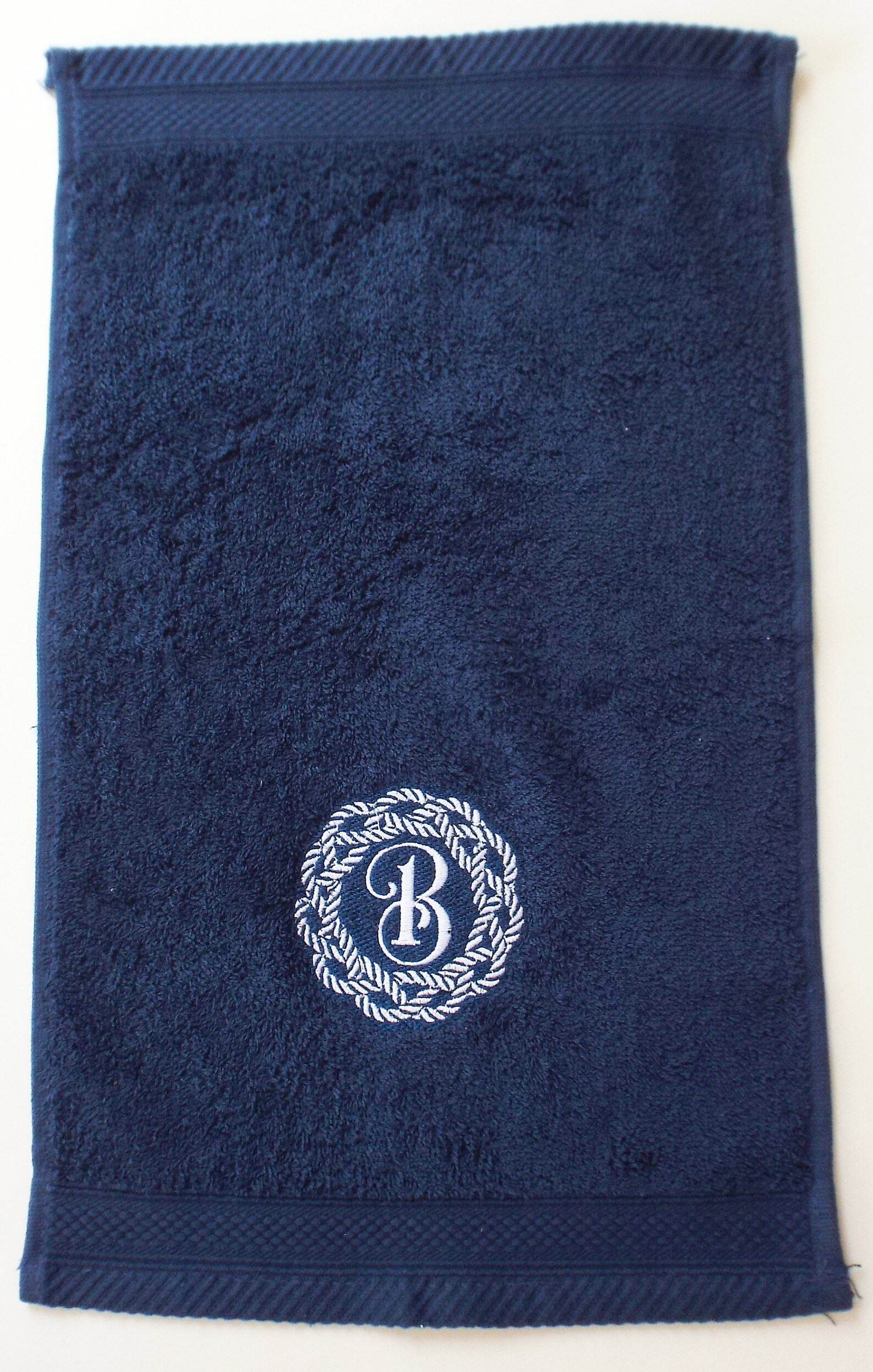 Custom Boat Towelmarine Knot Framebath Towel Guest Etsy