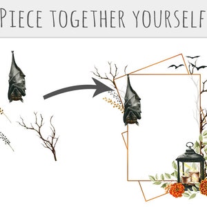 Watercolor Halloween Bat Fall Autumn Bats Pumpkin Clipart Halloween Bat ...