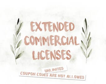 Unlimited extended commercial licenses for one set