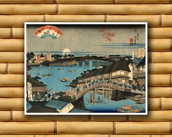 Japanese Wall Decor Asian Landscape Poster Art Print Japan Retro (J97)