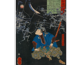 Japan Art Wall Decor Japanese Samurai Print Decor Retro Poster Asian (J68)