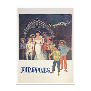 Philippines Travel Poster Filipino Art Asia Print (AJT314)a